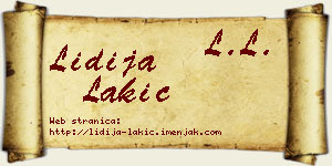 Lidija Lakić vizit kartica
